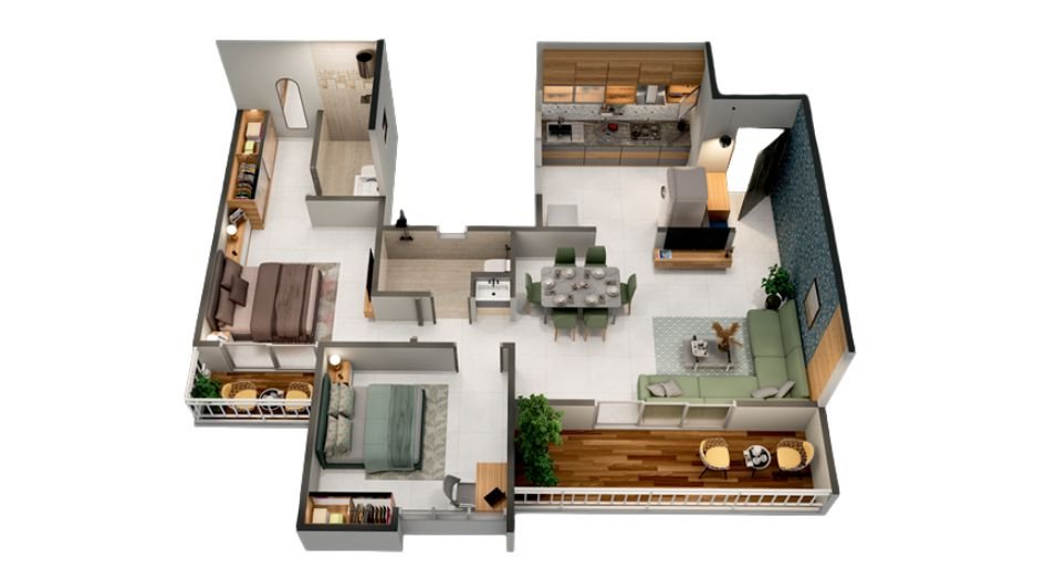 MY-Home-Upper-Kharadi-Gallery-2BHK-3D-Unit-Plan
